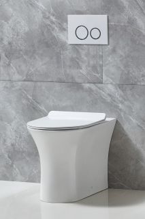Унитаз приставной BelBagno Ancona BB1224CBR-P